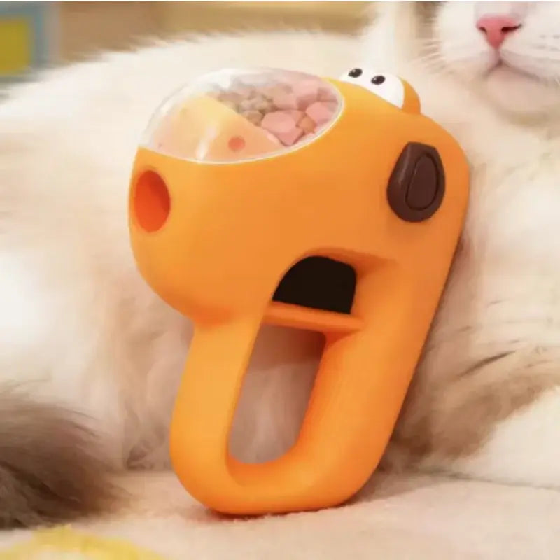 automatic pet treat dispenser for cats and dogs, interactive snack feeder toy for training and healthy activity