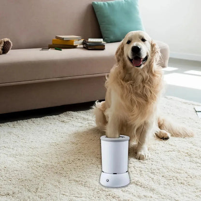 automatic pet paw cleaner for dogs, low-noise USB electric foot washing cup for quick paw cleaning