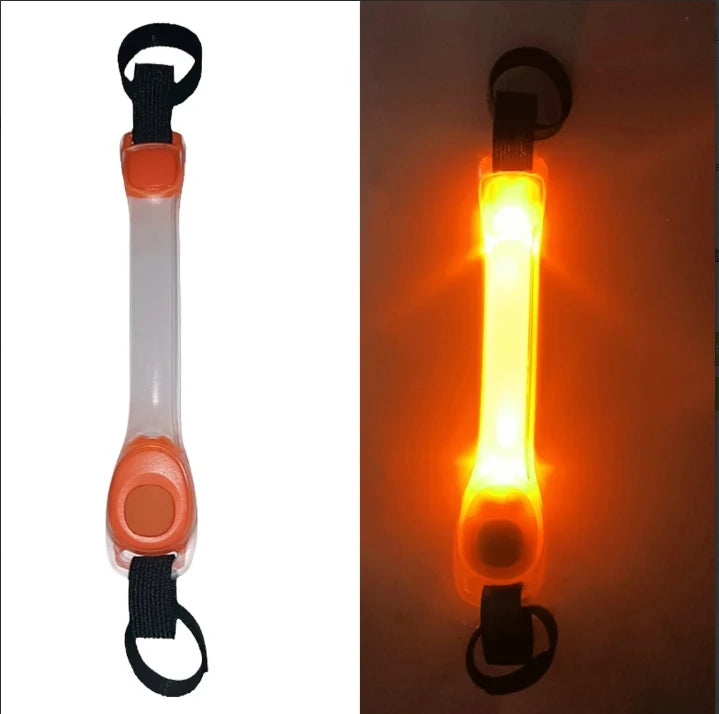 Dog Glowing Collar &amp; Leash Anti Lost Safety Outdoor Waterproof Warning LED Flashing Light Strip Pet Harness Dog Accessories