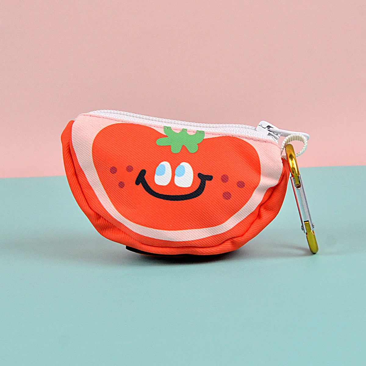 Print Fruit Design Pet Poop Bag Abstract Designer Holder Dispenser Without Poop Bag And Leashes Attached With Any Dog Leashes