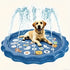 Heavy-duty Outdoor Pet Bath Basin with Water Spray Function - Anti-slip Dog Water Play Cooling, water spraying, and ice cooling.