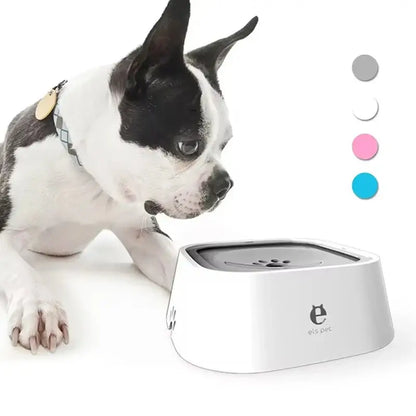 no-spill dog water bowl splash-proof feeder for dogs with large-capacity drinking dispenser