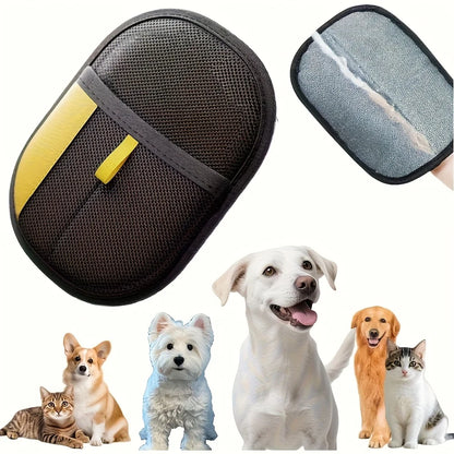pet hair removal gloves for cats and dogs, reusable grooming tool for removing fur from sofas, carpets, clothes, and home surfaces