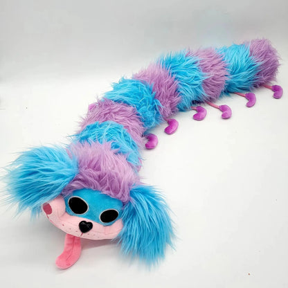 Creative Animal Soft Plush Doll Kids Cartoon Caterpillar Stuffed Plush Toys  Blue Purple Stuffed Animal Children Bedroom Decor
