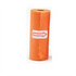 Orange dog waste bag roll with arrow label, pet cleanup accessory