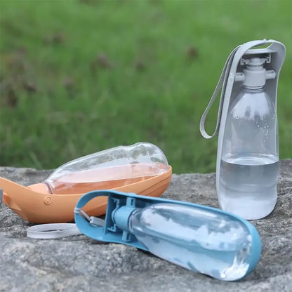 portable dog water bottle for small and large dogs, foldable lightweight drinking bowl for outdoor travel, walking, and running