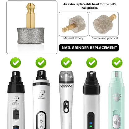 dog nail grinder replacement head copper grinding wheel for pet paw grooming and electric nail clipper replacement