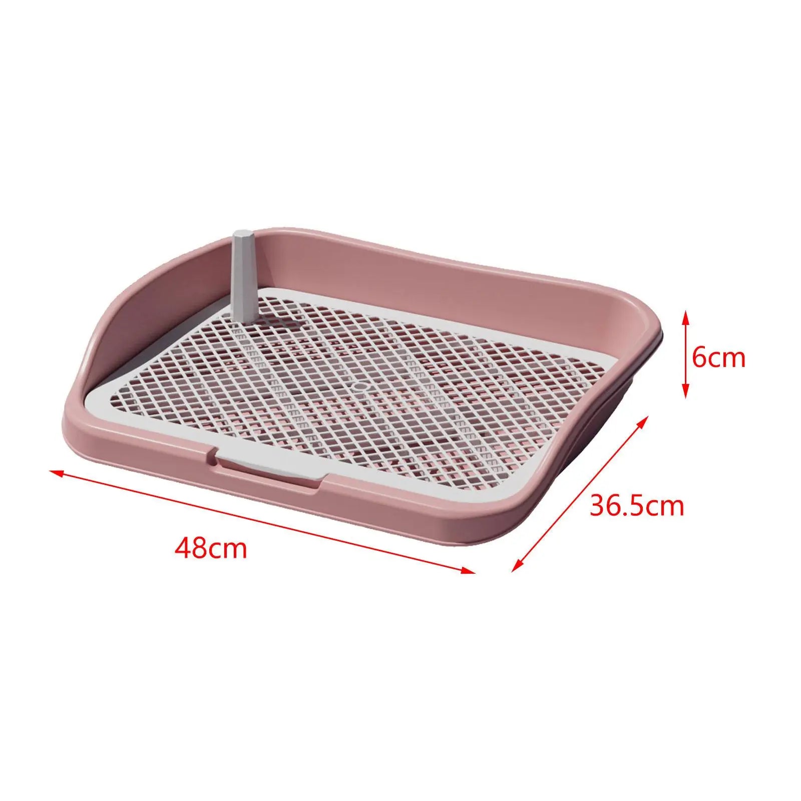 Pee Pad Holder Dog Toilet Open Top Entry Dog Litter Pan Reusable Dog Potty Tray Training Pad for Garden Household Porch Bunny