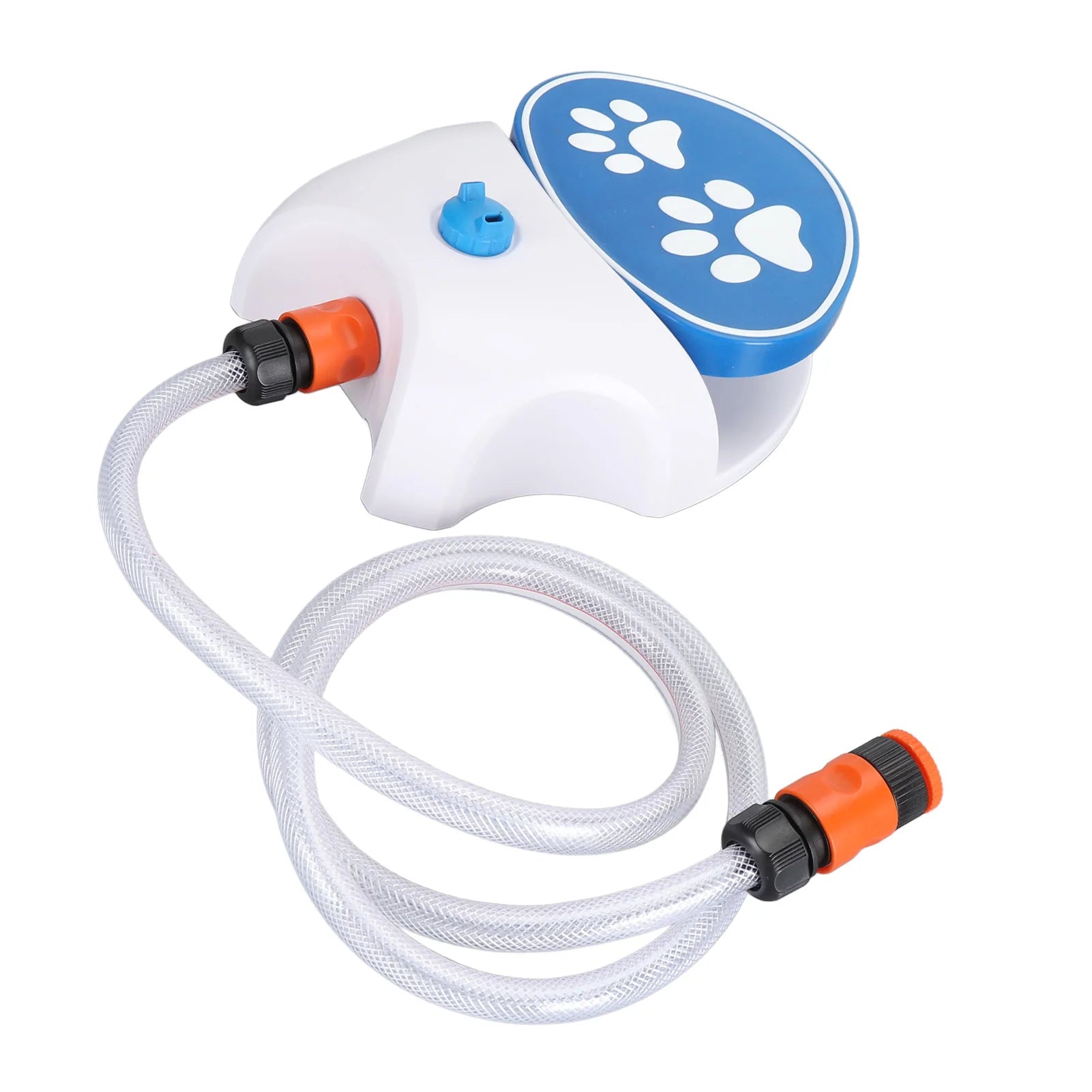 Outdoor Dog Water Fountain Dog Foot Step Water Feeder 2 Water Dispensing Modes Convenient Paw Activated Sensitive for Lawn
