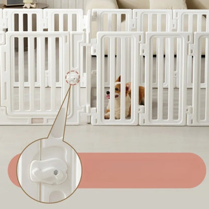 Indoor Household Pet Fence Waterproof Dog Fence Large Dog Protective Fence Free Combination Large Space Pet Isolation Fences