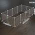 Puppy Fence for Home Indoor Use, Anti-Escape Corgi Dog Fence, Puppy Training Isolation Net in a spacious indoor setting.