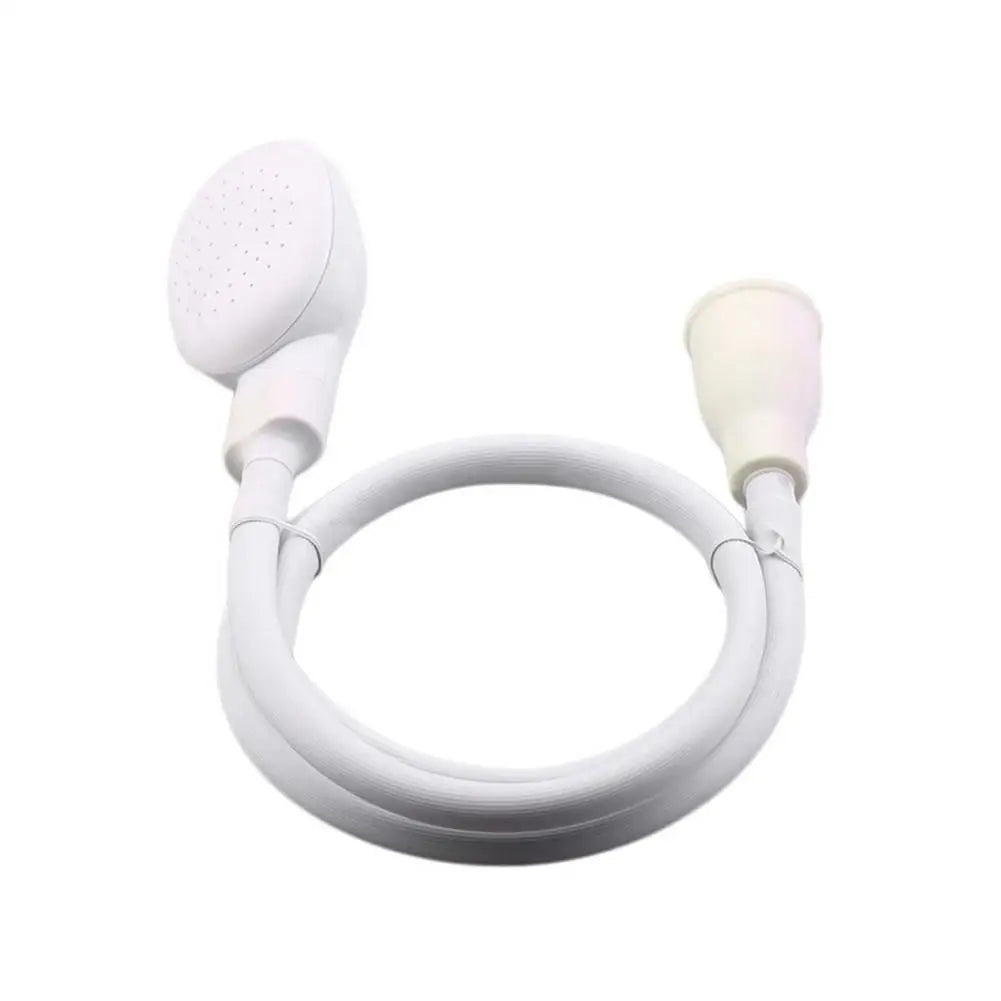 pet bathing shower white multifunctional pet shower head with hose for dog and cat grooming and garden cleaning