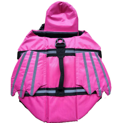 Dog Life Jacket Reflective Adjustable Summer Large Dogs Swimwear Safety Vest Surfing Sailboat Enhanced Buoyancy Pet Life Jacket