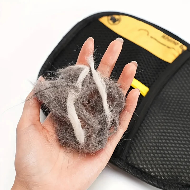pet hair removal gloves for easy cat and dog fur cleanup on furniture, clothes, carpet, and home surfaces