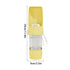 portable pet water bottle with food container yellow 500ml plastic dog travel feeder bowl for puppies and pets