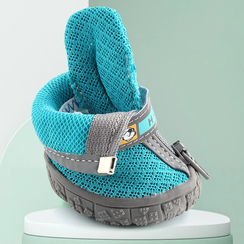 Dog Shoes Non-Slip Soles Thick Plush Protection Paw Pet Shoes Warm For Dog Non-Slip Dog Shoes Breathable Climbing Pets Booties.
