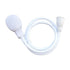 pet bathing shower sprayer white 1.1m hose faucet-connected grooming tool for dogs, cats, and baby bathing