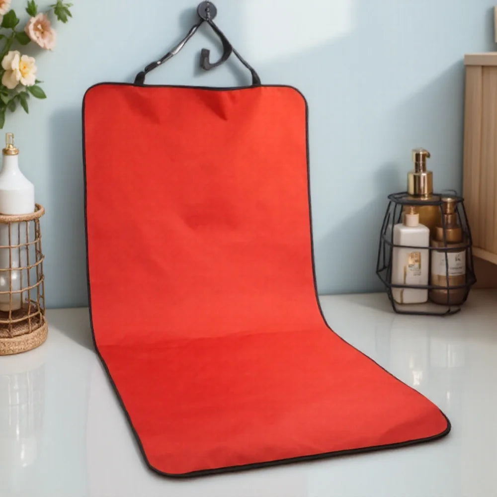 waterproof non-slip dog car seat cover, red 600D Oxford pet seat protector for dogs and cats, four seasons