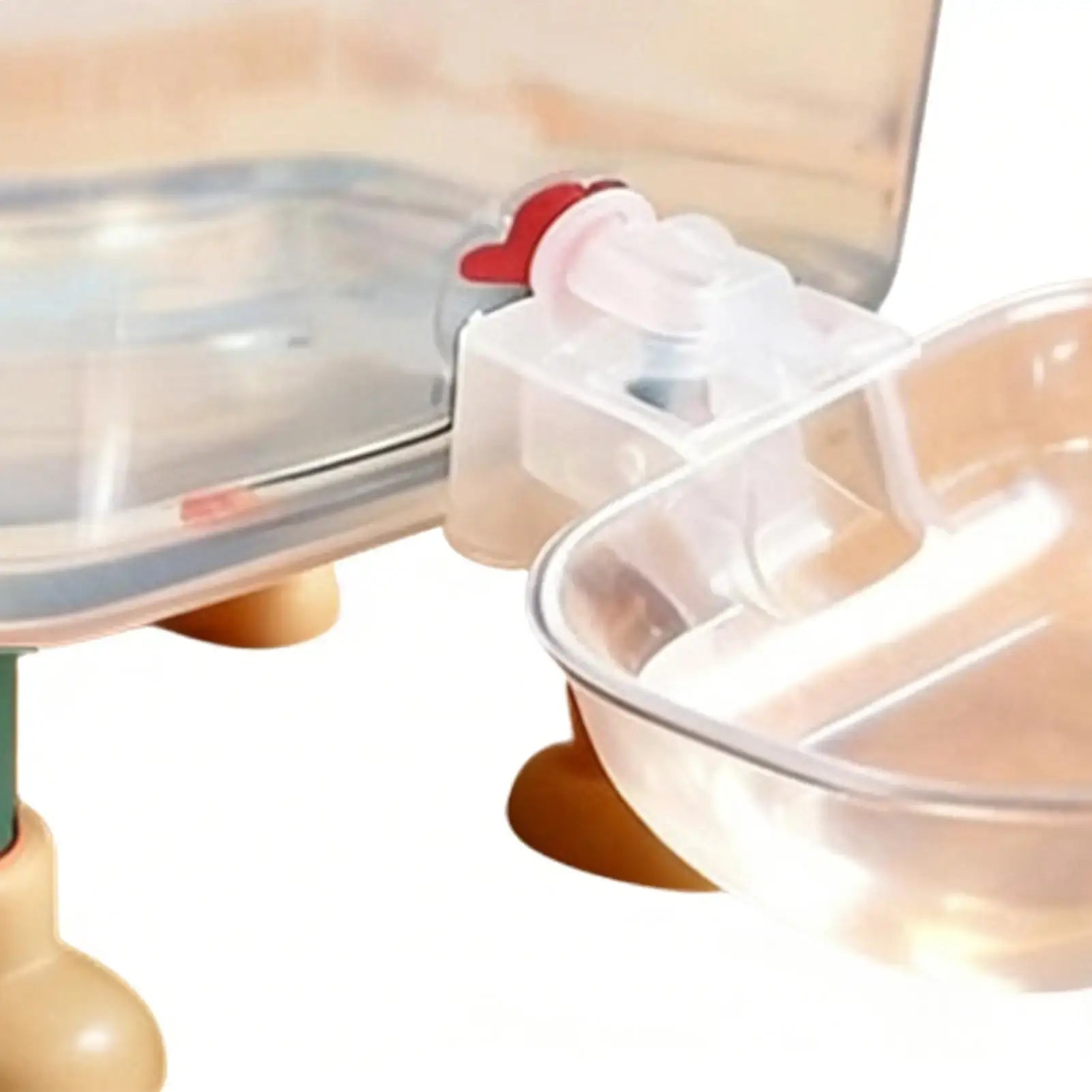 automatic pet water dispenser for cats and dogs, 3/5L transparent fountain bowl for home use