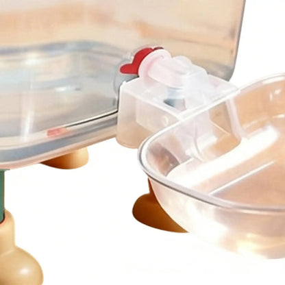 automatic pet water dispenser for cats and dogs, 3/5L transparent fountain bowl for home use