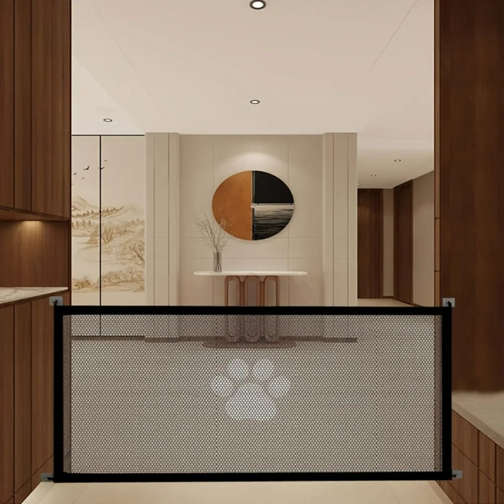 Fence Protection Net Pet Isolated Network Stairs Gate Dog Accessories No Punching Pet Dog Barrier Fences Foldable Dog Safety.