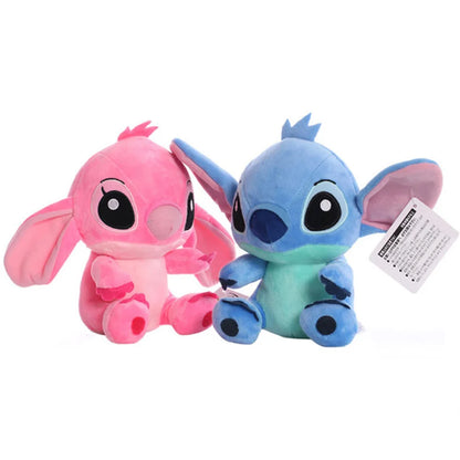 stitch stuffed plush doll A-2PCS pink and blue plush Stitch toys, cute cartoon stuffed animals gift