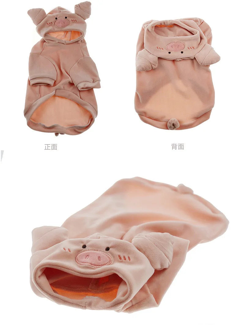 Dog Clothes for Small Medium Dogs Cow Pig Styling Outfit for French Bulldog Pet Puppy Clothing Funny Halloween Xams Dog Costume
