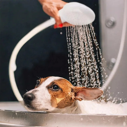 pet shower sprayer for easy dog bathing and grooming, multifunctional handheld shower head for pet cleaning