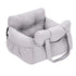 Dog Car Seat with Safety Belt - Non-Slip Pet Car Bed for Small Dogs, Washable Travel Carrier with Secure Straps for Safe Car.