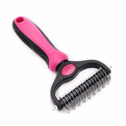 Pet Deshedding Brush Cat Comb Self Cleaning Hair Remover Grooming Tool for Dog and Cats De-Matting Comb Cleaning Pets Supplies