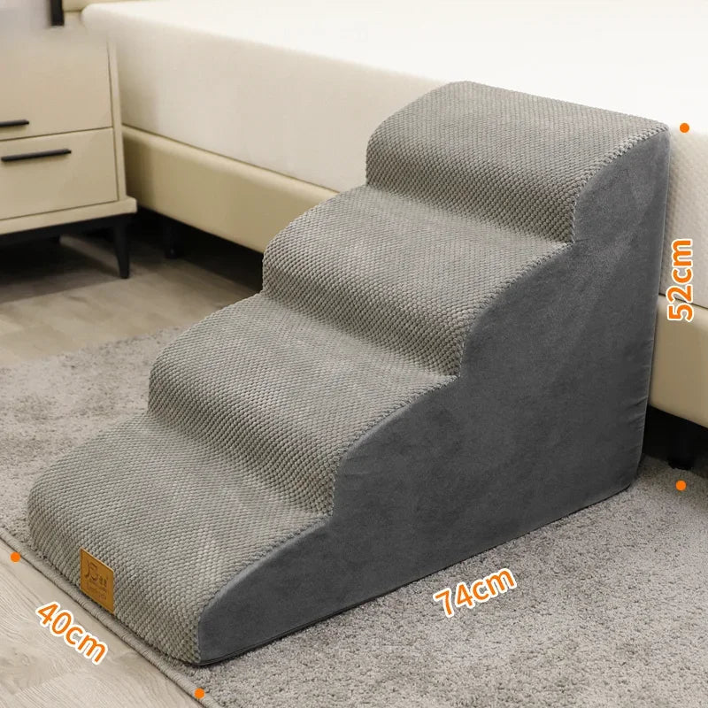 Dogs Stairs Bed Steps Protect Hip Bone Small Dog Anti-slip Ladder Dog Cat Disassembled Pet Products Supplies  Accessories