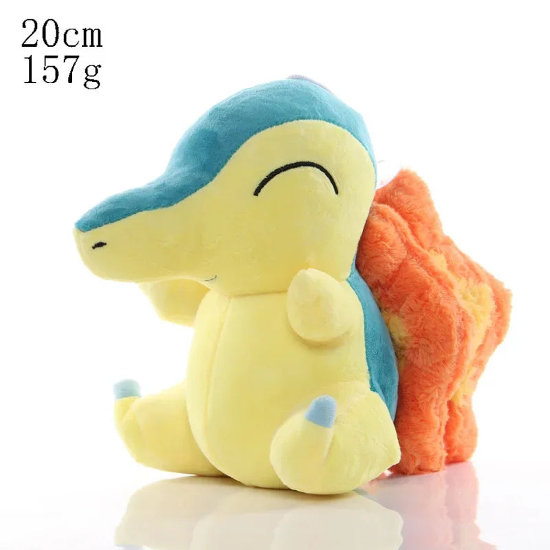 Pokemon plush doll Cyndaquil stuffed toy, 20cm soft animal figure for kids, birthday and Christmas gift