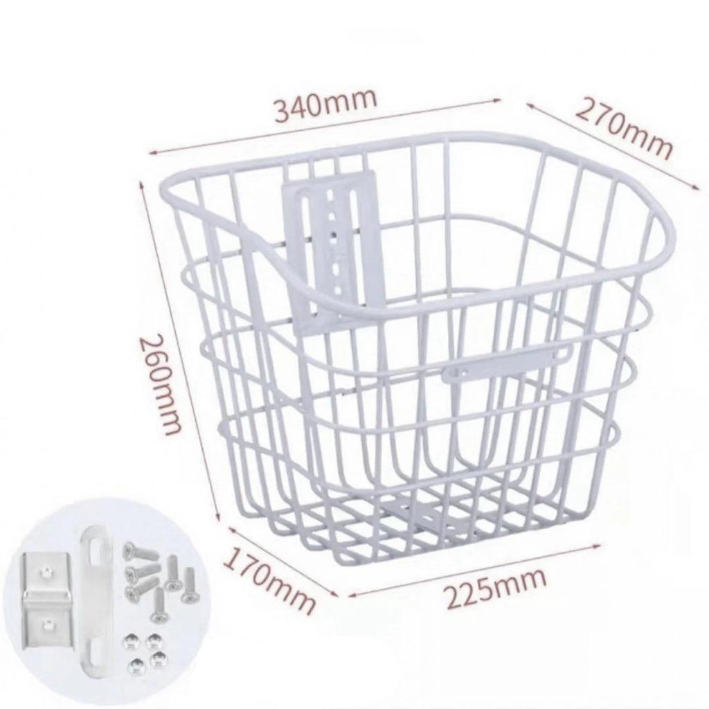 Bicycle Basket Cargo Rack Organizer Quick Release Front Bike Basket Rack Pet Cat Dog Carrier for Mountain Road Bike