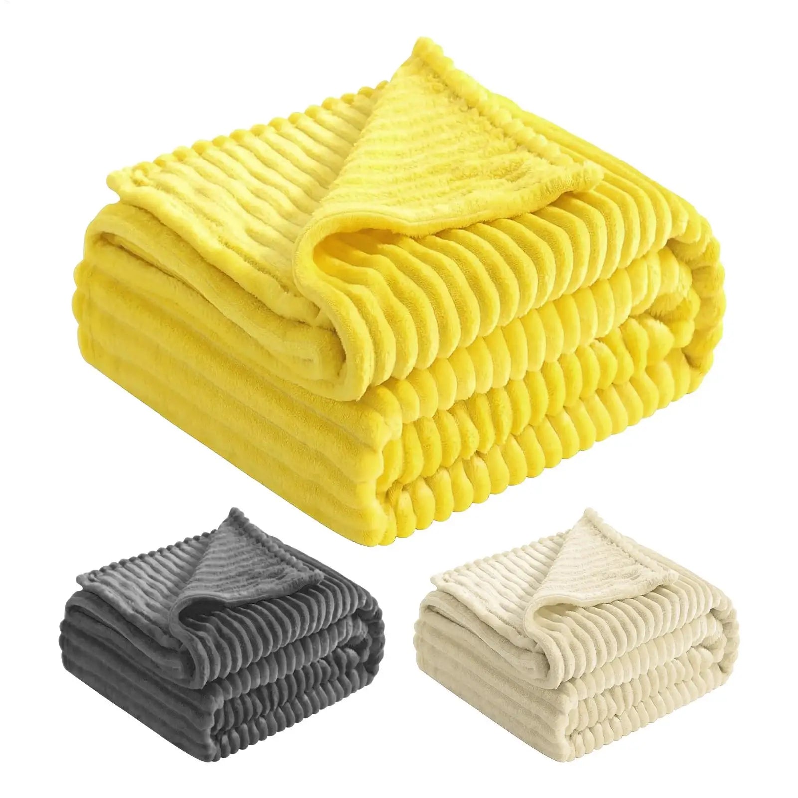washable pet blanket for dogs and cats, soft warm ribbed cushion for crate, sofa, bed, and furniture protection