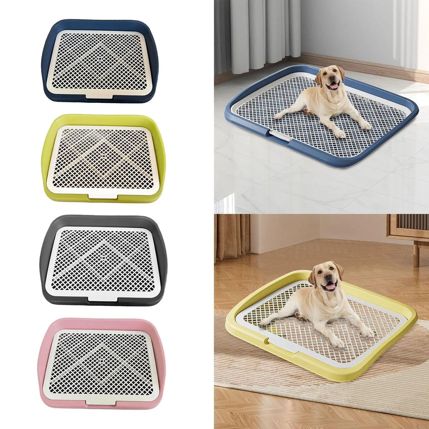 Dog Potty Training Toilet Portable AntiSlip Keep Paw Dry Training Pad for Apartment Dormitory Small Medium Dogs Home Living Room