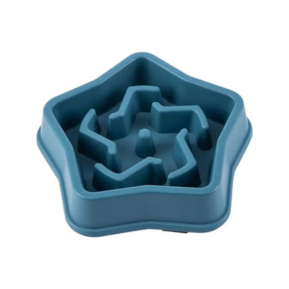 Slow Feeder Dog Bowls Slow Eating Pet Bowls Puzzle Anti-Gulping Interactive Bloat Durable Preventing Choking Healthy Dogs Bowl