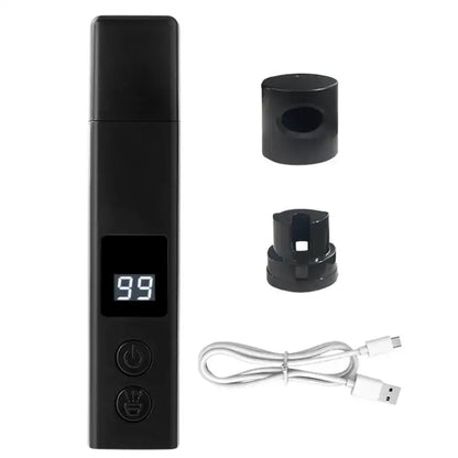 Rechargeable dog nail grinder for pets, quiet electric nail trimmer with USB cable and grinding attachments