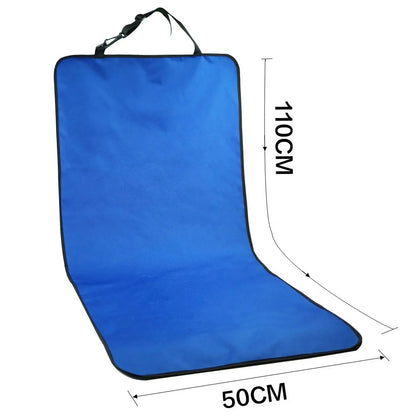 waterproof non-slip dog car seat cover blue Oxford pet seat protector 110cm x 50cm