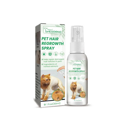 dog hair loss supplement pet hair regrowth spray for s and dogs, non-toxic safe ingredient, promotes hair growth
