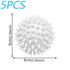 5PCS white laundry anti-winding balls, 6cm reusable drying cleaning balls for softer clothes and faster drying