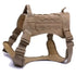 Skin military training dog harness padded quick release vest for small, medium and large dogs, adjustable tactical pet harness