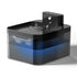 automatic cat water fountain 2.2L wireless battery-powered infrared sensor pet water dispenser, black fountain