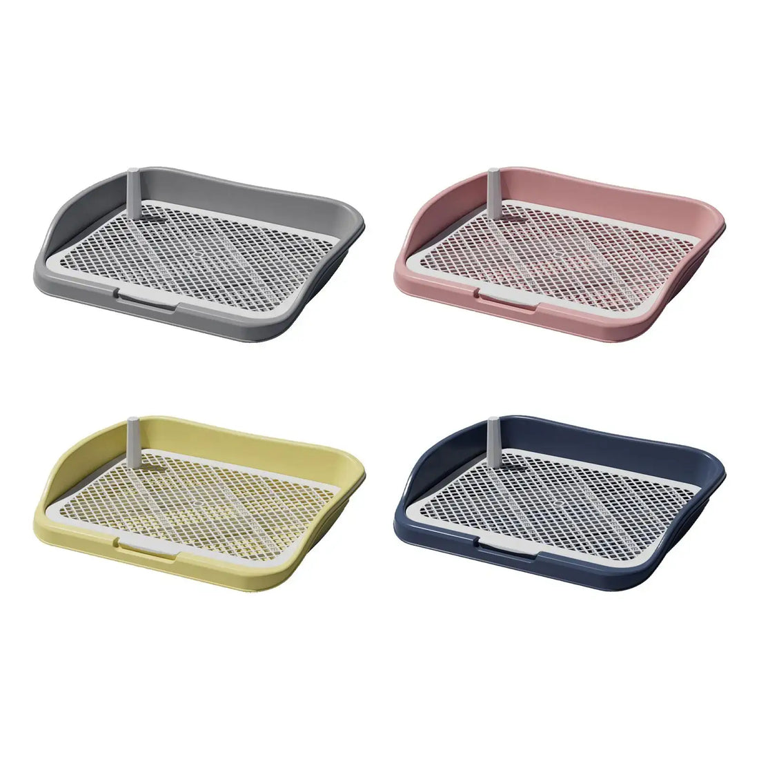 Pee Pad Holder Dog Toilet Open Top Entry Dog Litter Pan Reusable Dog Potty Tray Training Pad for Garden Household Porch Bunny