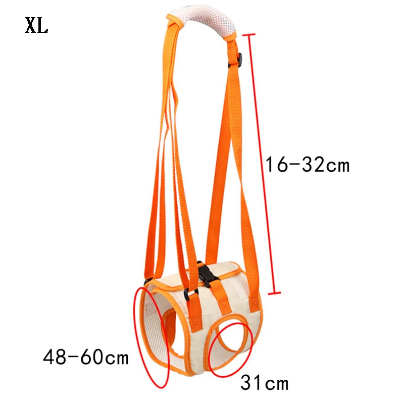 Dog Balance Support Belt Dog Hind Legs Auxiliary Belt For Recovery Disability Leg Brace Hind Leg Help Walking Harness