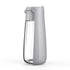 portable dog water bottle dispenser gray 550ml foldable hiking drinking bowl for small and large dogs