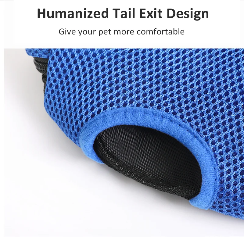 Dog Carrier Front Chest Backpack Pet Cat Carrier Double Shoulder Portable Dog Bag Outdoor Travel Camping Hiking Breathable