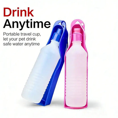 portable dog water bottle for dogs and cats, leakproof travel water dispenser for outdoor walking, safe drink anytime