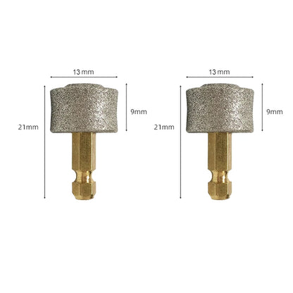 dog nail grinder replacement head copper cylindrical wheel, 2pcs, 21mm pet nail grinding accessories