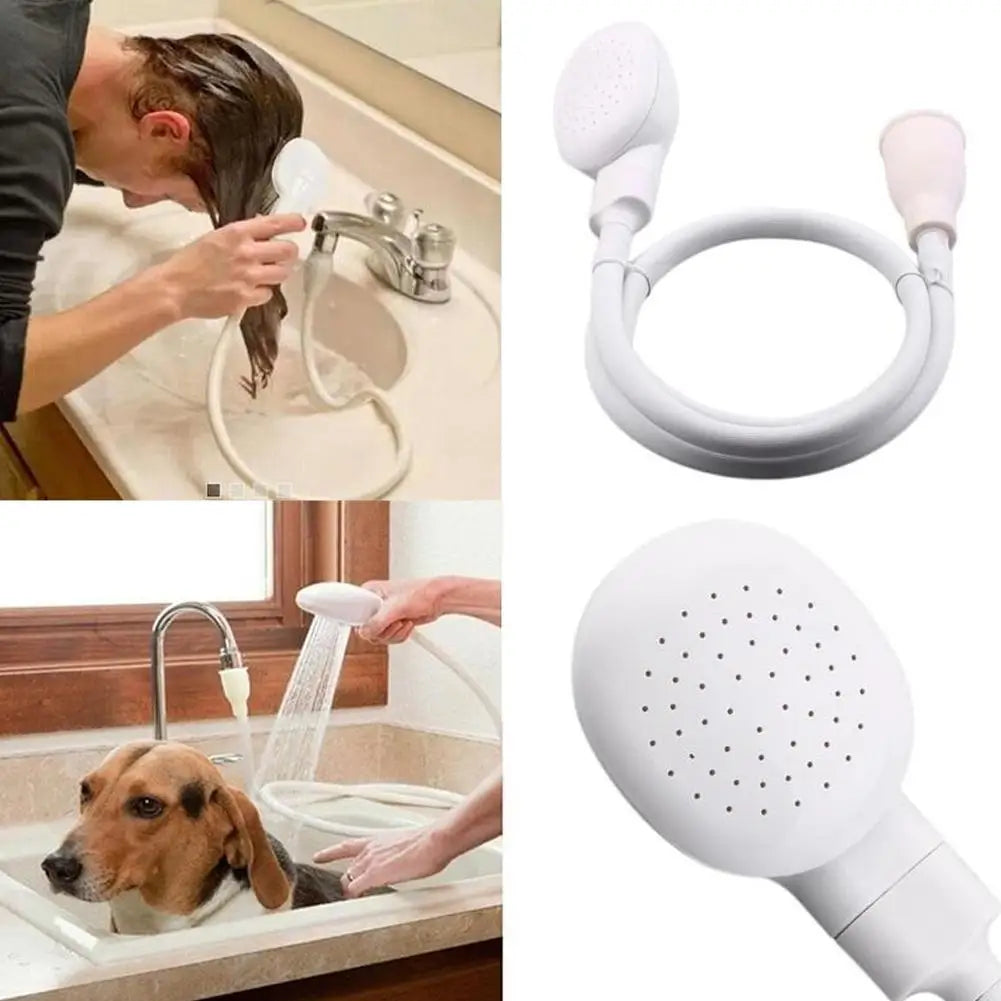 pet bathing shower head for dogs and cats, multifunctional handheld sprayer for easy grooming and cleaning