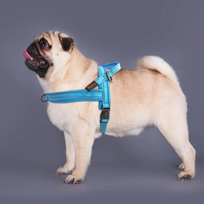 Reflective Nylon Dog Harness No Pull Dog Harnesses Vest Escape Proof Quick Fit Pet Strap Harness for Small Medium Large Dogs